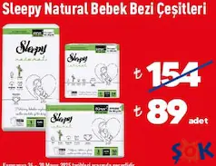 SLEEPY NATURAL BEBEK BEZİ ÇEŞİTLERİ
